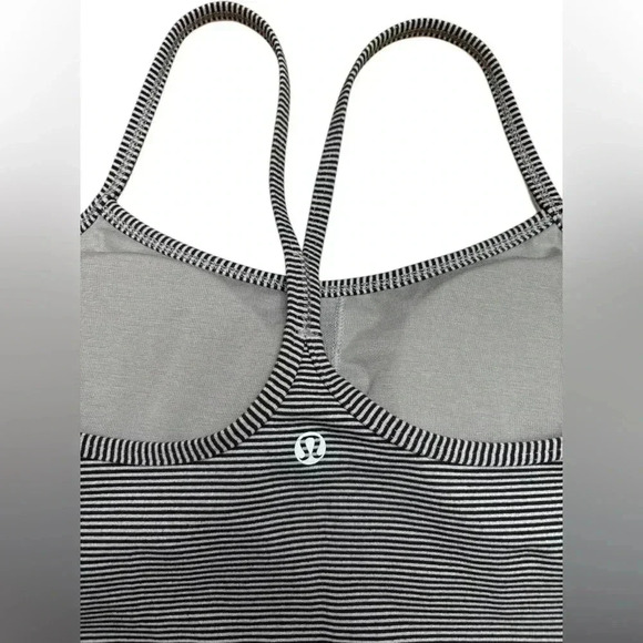 Lululemon, Power Y Tank, Size 8, Black & Grey 🏃♀️➡️ - Picture 9 of 11